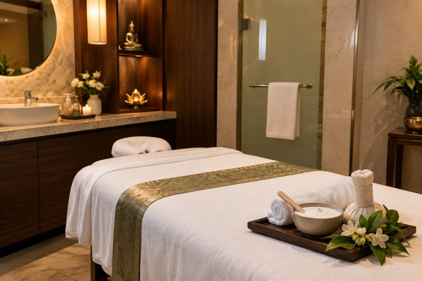 Cream Massage at Pranali International Spa