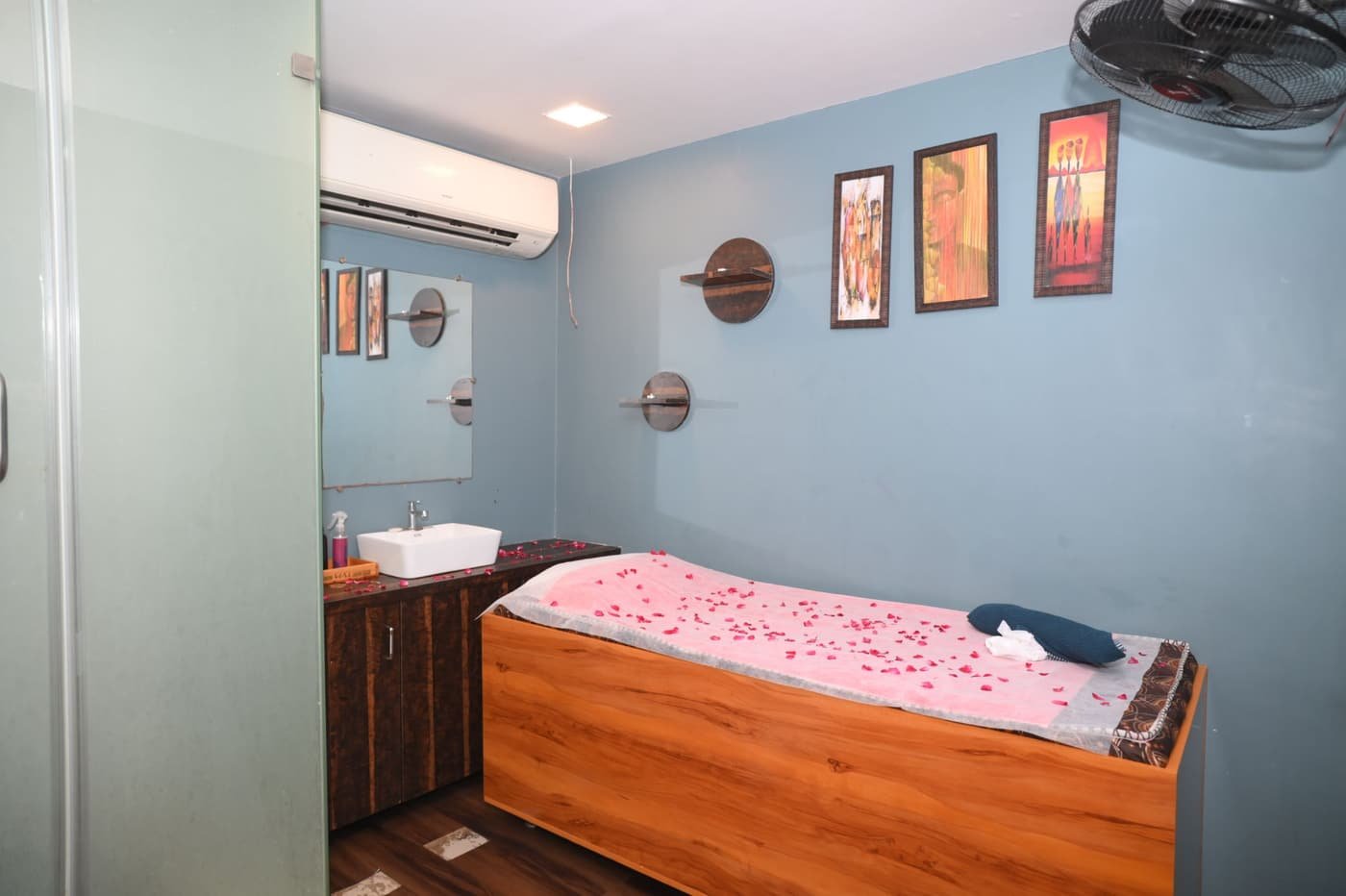 Interior of Pranali International Spa